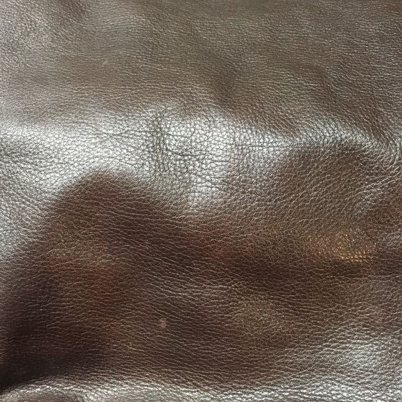 Garnet Hill calf skin & leather hobo bag. - Picture 7 of 8